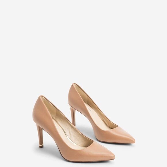 Kenneth Cole RILEY 85 LEATHER HEEL WITH REBOUND size 8 latte NWT in box - Picture 2 of 14